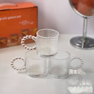 فنجان دسته مرواریدیخی